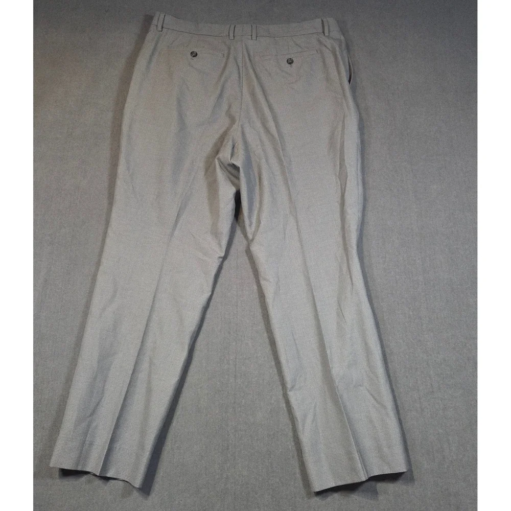 Banana Republic Dress Pants Mens 38x30 Gray Standard Fit Micro Pattern
